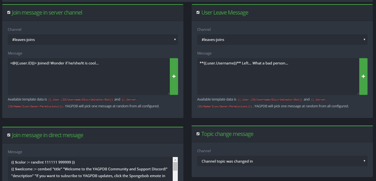 Overview of general feeds